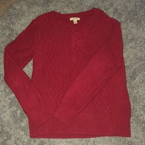 Red sweater